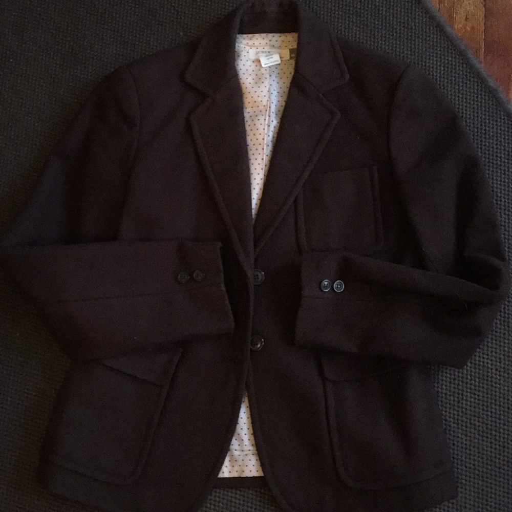 J Crew wool blazer. Dark Chocolate brown.